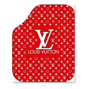 GENEL MARKA DEKOR PASPAS LOUIS VUITTON KIRMIZI 4'LÜ SET