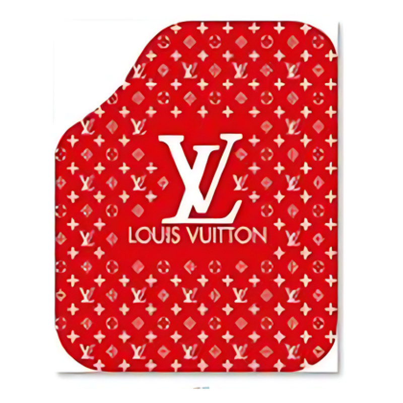 GENEL MARKA DEKOR PASPAS LOUIS VUITTON KIRMIZI 4'LÜ SET