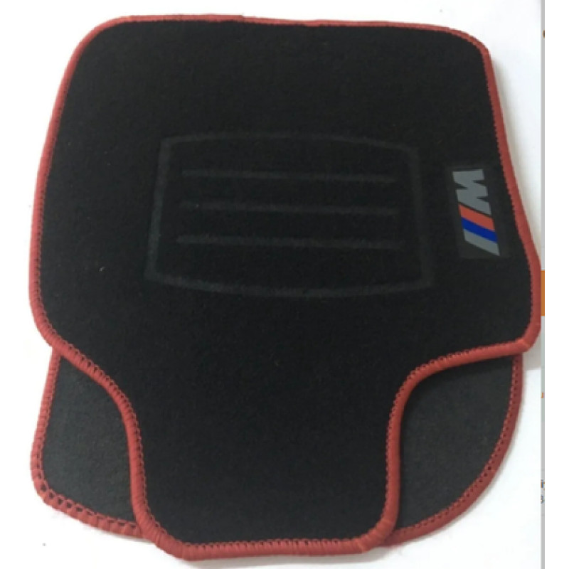 GENEL MARKA BMW E92 SİYAH HALI PASPAS (KIRMIZI KENARLI)