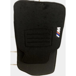 GENEL MARKA BMW E46 SİYAH HALI PASPAS (KIRMIZI KENARLI)