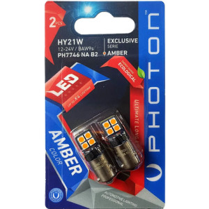 PHOTON H21W 12V EXCLUSIVE AMBER CANBUS LED (2'Lİ BLISTER)