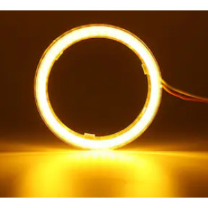 IQ ELEKTRONİK 105 MM 2'Lİ SET YUVARLAK SARI ANGEL HALKA