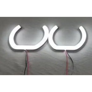 IQ ELEKTRONİK F SERİ 100 MM 2'Lİ SET U TİPİ BEYAZ ANGEL HALKA