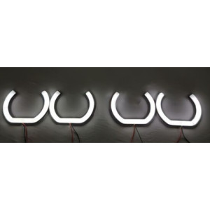 IQ ELEKTRONİK FORD FOCUS 2002/2005 U/L 100-120 MM 4'LÜ SET BEYAZ ANGEL HALKA