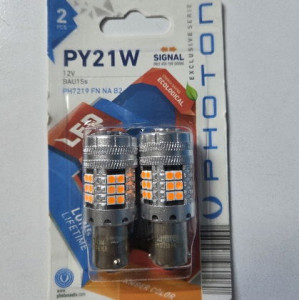 PHOTON P21W 12V AMBER FANLI EXCLUSIVE SERIE (2'Lİ BLISTER)