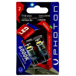 PHOTON T10 W5W 12-24V 4+4+4 LED EXLUSIVE (2'Lİ BLISTER)