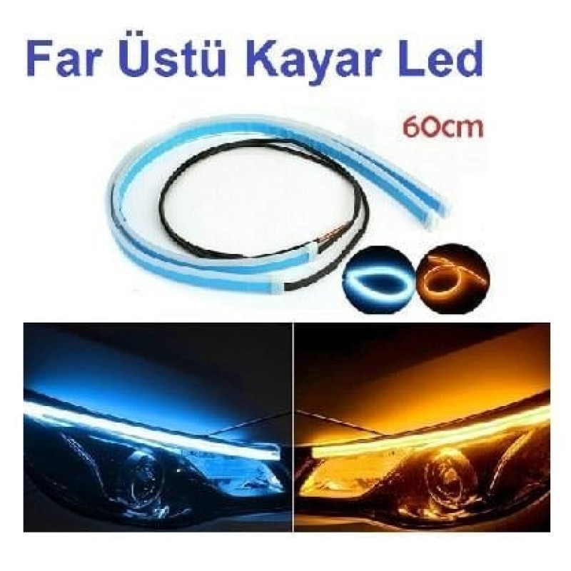 IQ ELEKTRONİK FAR ÜSTÜ KAYAR LED 60 CM