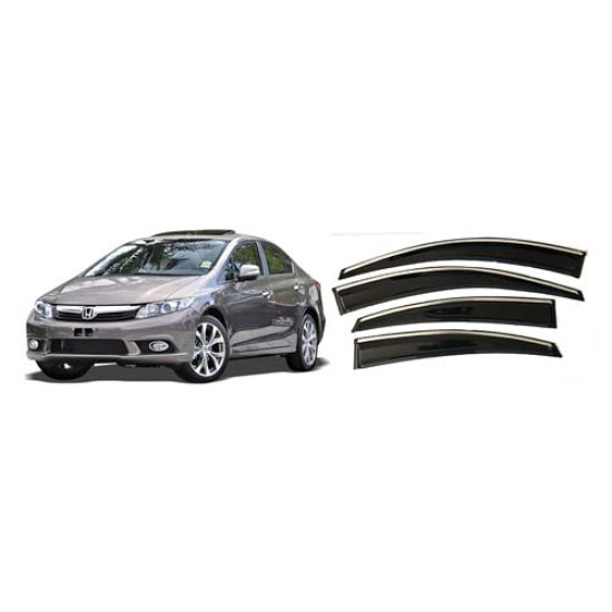 CİVİC 2012 KROM CAM RÜZGARLIK