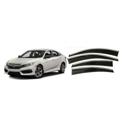 CİVİC 2016 KROM CAM RÜZGARLIK