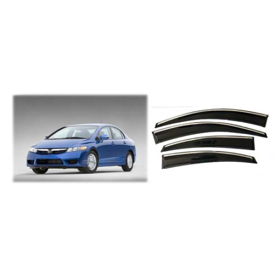 CİVİC 06-11 KROM CAM RÜZGARLIK