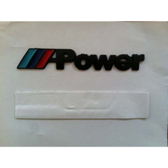 M POWER SİYAH ARKA YAPIŞTIRMA ARMA