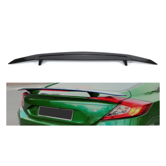 CİVİC 2016 3 PARÇA IŞIKLI BOYALI SPOİLER