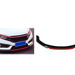 CİVİC 4 PARÇA ÖN LİP KIRMIZI