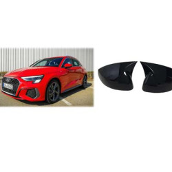 AUDİ A3 14-20 İTHAL PARLAK SİYAH BATMAN AYNA KAPAĞI