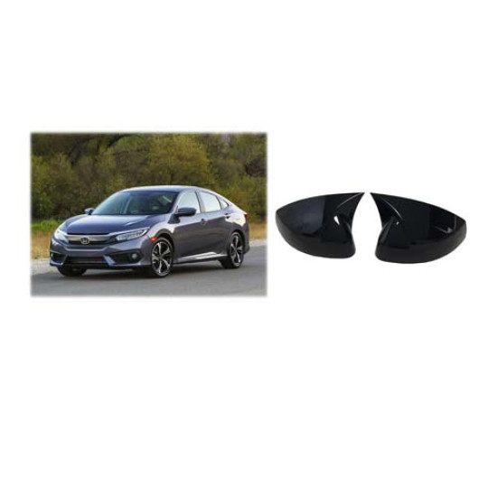 CİVİC 2016 İTHAL PARLAK SİYAH BATMAN AYNA KAPAĞI