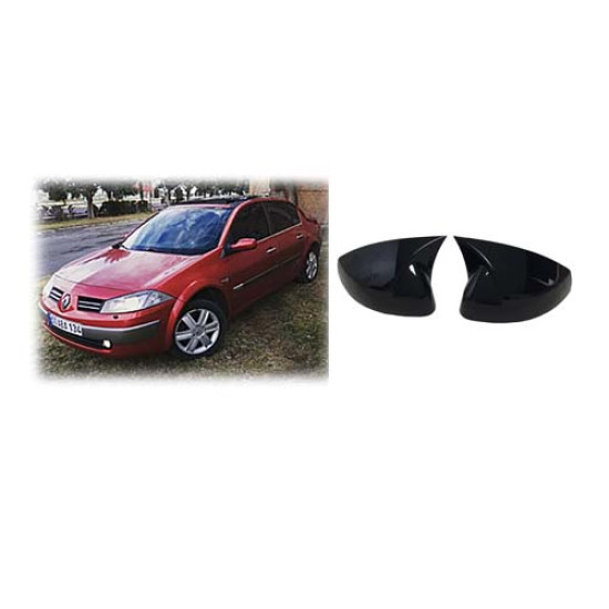 MEGAN-2 İTHAL PARLAK SİYAH BATMAN AYNA KAPAĞI