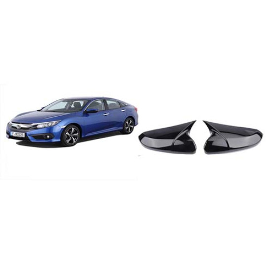 CİVİC 04-05 İTHAL PARLAK SİYAH BATMAN AYNA KAPAĞI