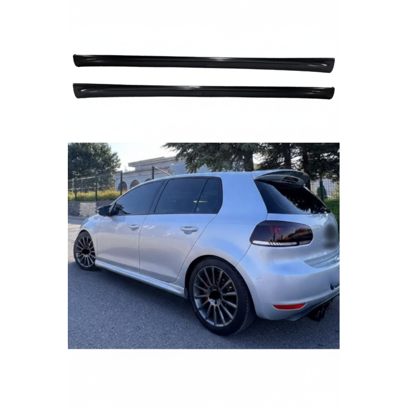 Volkswagen Golf 6 R Yan Marşpiyel (Plastik)
