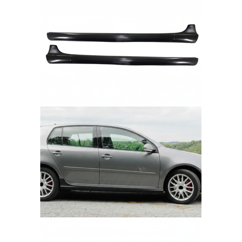 Volkswagen Golf 6 GTI Yan Marşpiyel (Plastik)