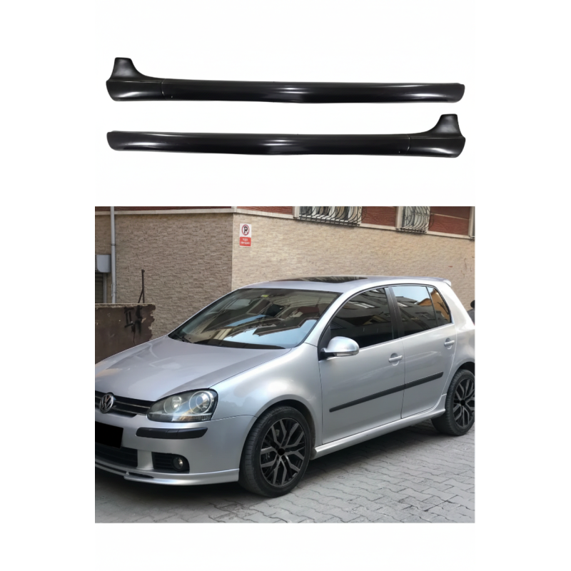 Volkswagen Golf 5 GTI Yan Marşpiyel (Plastik)