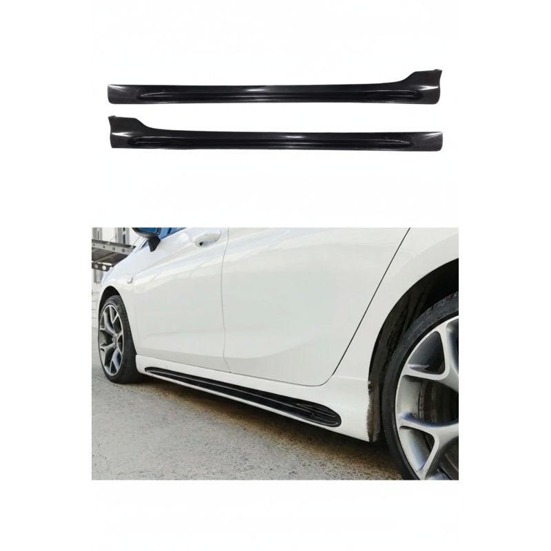 Opel Astra K Kanallı Yan Marşpiyel (Plastik)
