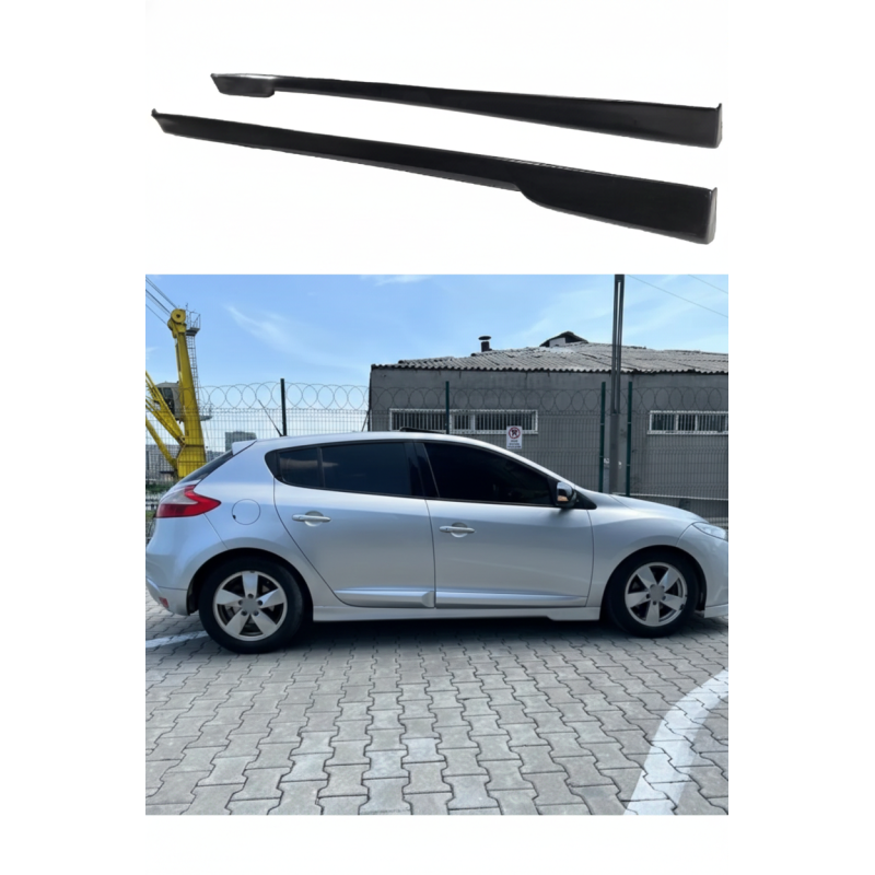 Renault Megane 3 Yan Marşpiyel (Plastik)
