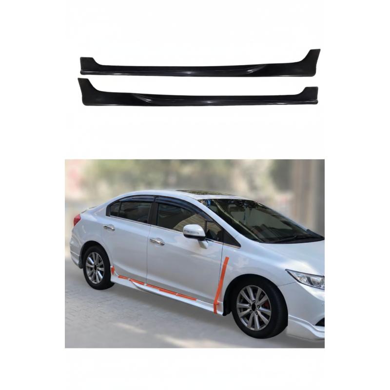 Honda Civic Fb7 Custom Yan Marşpiyel (Plastik)