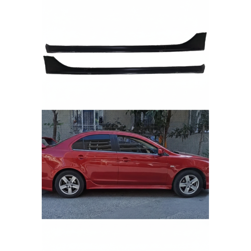 Mitsubishi Lancer Yan Marşpiyel (Plastik)