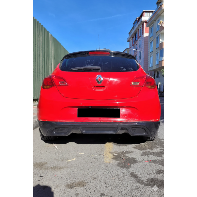 Opel Astra J HB Makyajlı Egzoz Görünümlü Arka Ek (Plastik)
