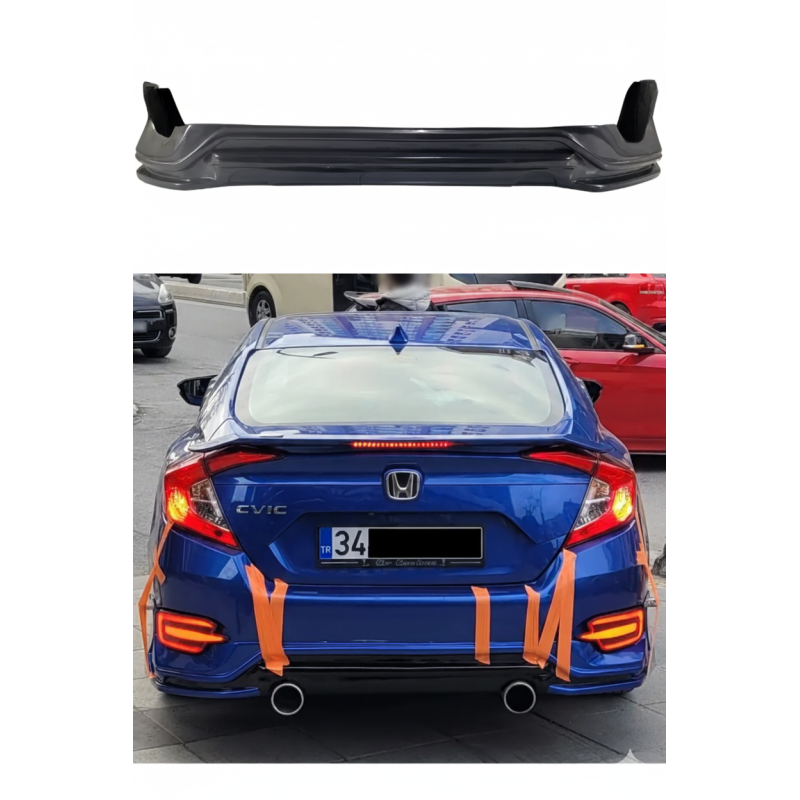 Honda Civic Fc5 Turbo Arka Ek (Plastik)