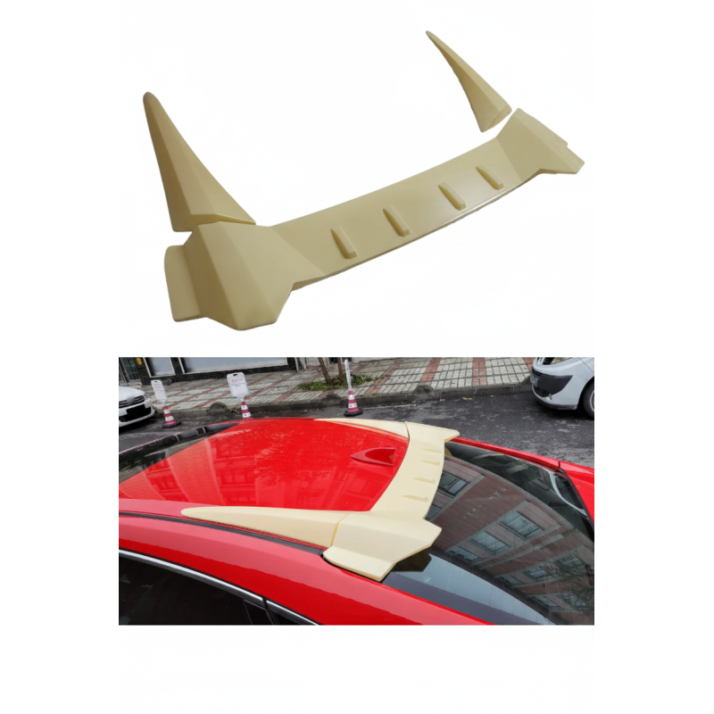 Honda Civic Fc5 Tavan Spoiler 3 Parça (Plastik)