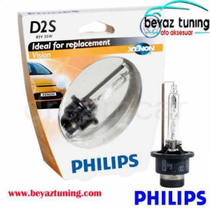 D2S Xenon Ampulü 4600 Kelvin Philips Orjinal 35W 85V