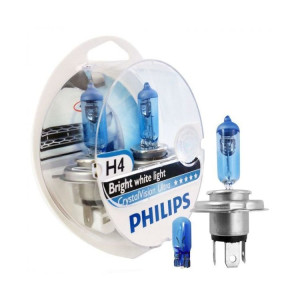 H4 Far Ampulü Philips 12V 55W Crystal Vision