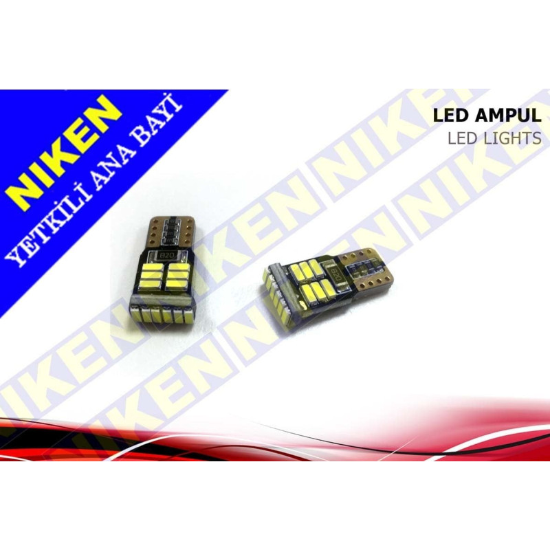 T10 Led-Park Ampul Ledi-Plaka Ampul Ledi-İç Aydınlatma Ledi Beyaz