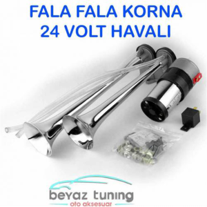 Fala Fala Korna Havalı Metal Kromajlı 24 Volt