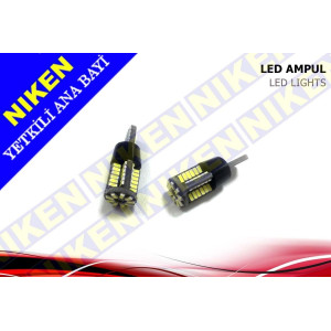 T10 Led-Park Ampul Ledi-Plaka Ampul Ledi Canbus Beyaz Yeni Nesil