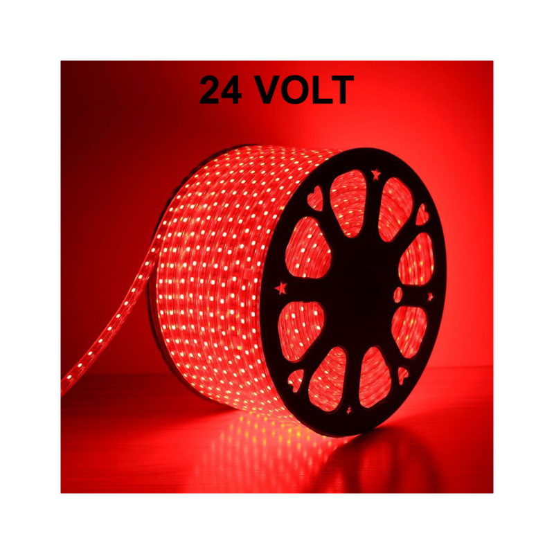 Hortum Led 24 Volt Kırmızı 10 Metre