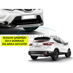 Nissan Qashqai Ön Arka Tampon Koruma Difüzör 2014-2017