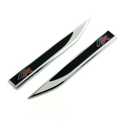 FR Çamurluk Logosu Arması Siyah-Krom