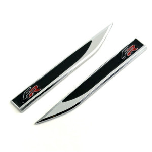 FR Çamurluk Logosu Arması Siyah-Krom