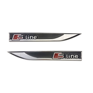 Sline Çamurluk Logosu Arması Siyah-Krom