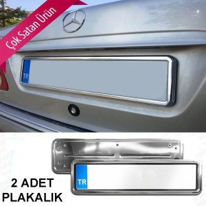 Hummer Krom Plakalık Nikel Plaka Altı Ön-Arka