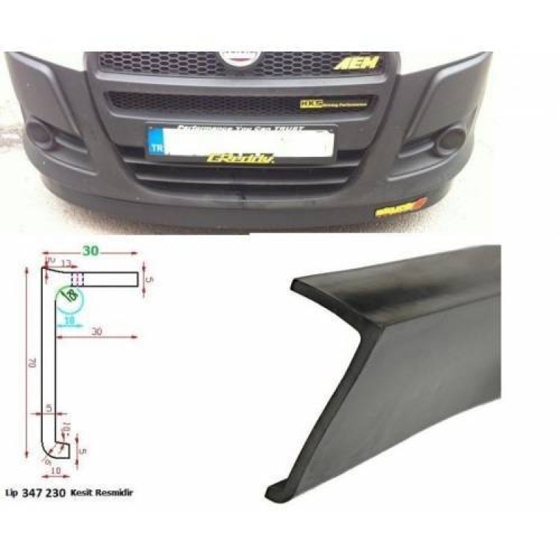 Tampon Altı Lip En: 7,00 cm - Boy: 2,30 mt