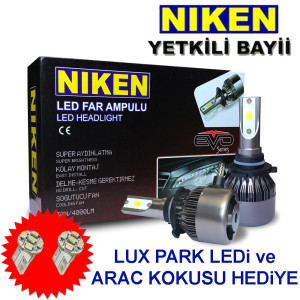 9005 HB3 Led Xenon Far Ampulü Yeni Nesil Evo Niken