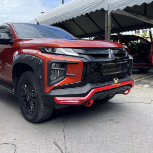 L-200 2020 LEDLİ SİYAH ÖN TAMPON EKİ DİFÜZÖR