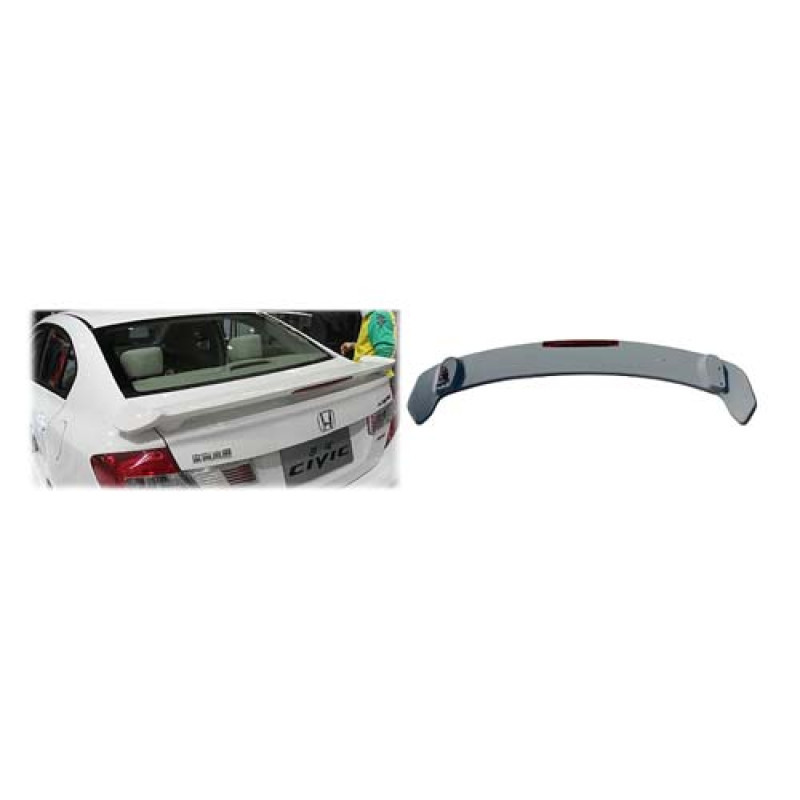 HONDA CİVİC 2012-2015 IŞIKLI SPOİLER BOYASIZ