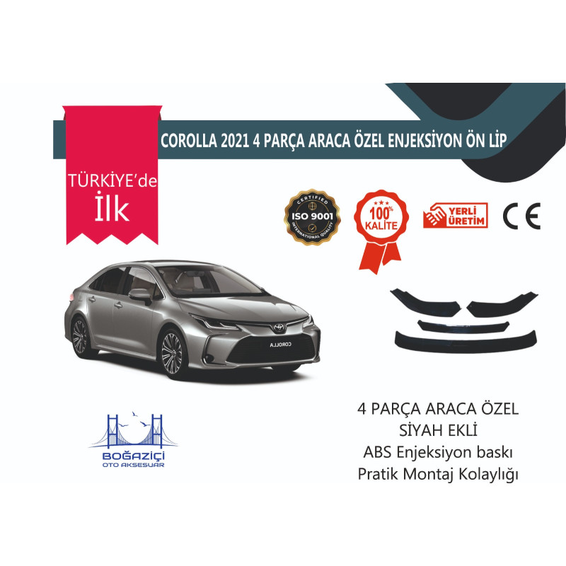 PR-COROLLA 4 PRÇ SİYAH ÖN LİP