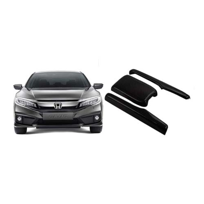 3364-CİVİC KOLÇAK KAPLAMA PARLAK SİYAH