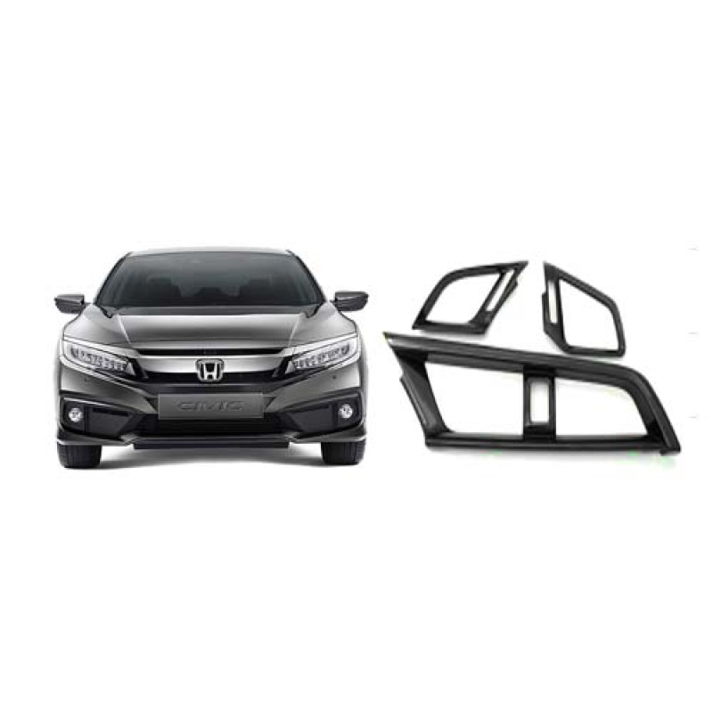0857-CİVİC HAVA MENFEZLERİ PARLAK SİYAH