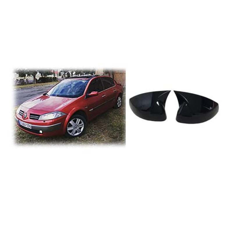 MEGAN-2 İTHAL PARLAK SİYAH BATMAN AYNA KAPAĞI